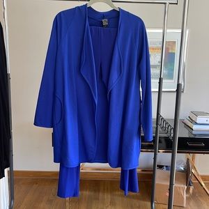 Stunning Clara Sunwoo Royal Blue suit | Small Jacket (looks big) and Med pants